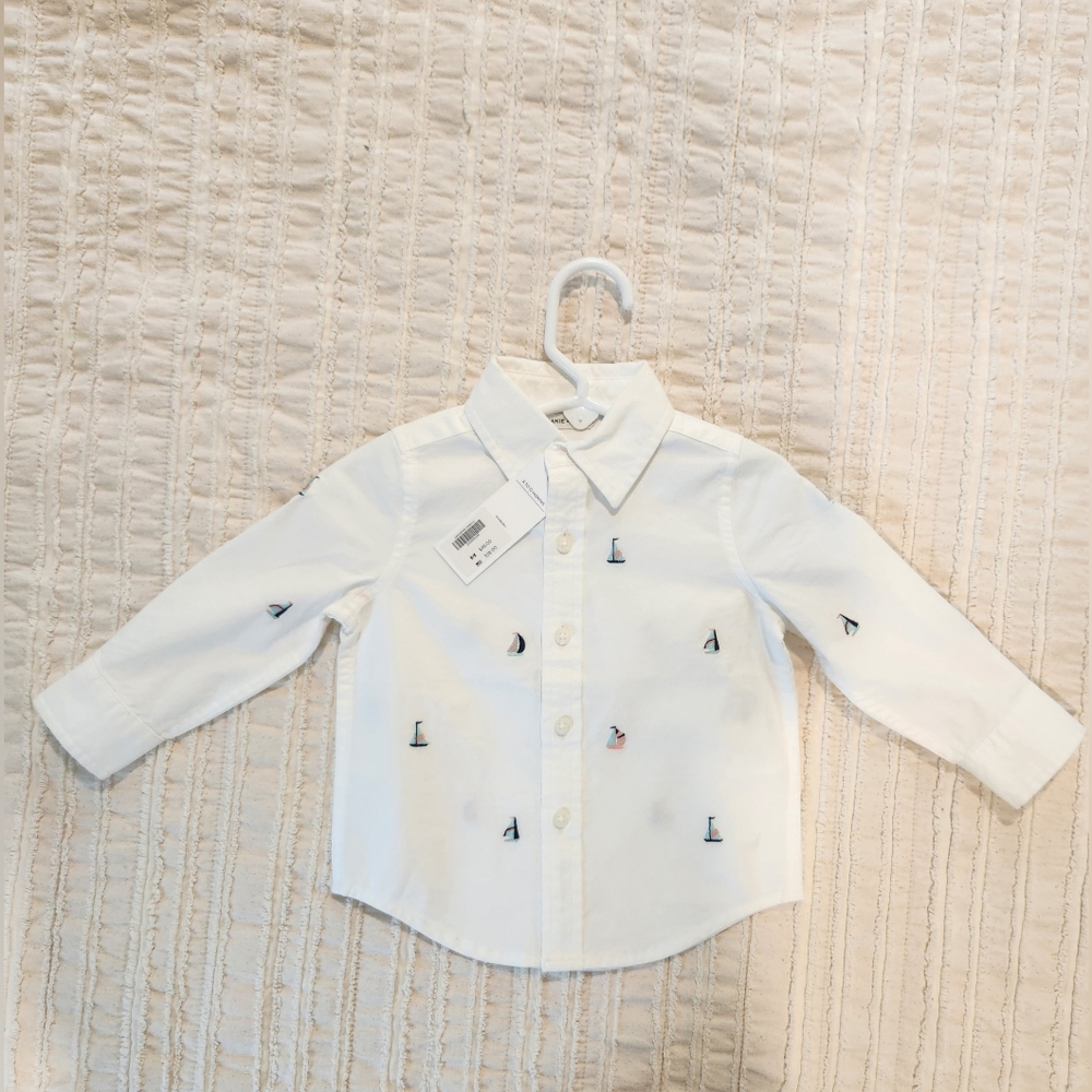 Janie and Jack Button Down